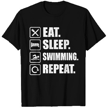Discover Lifestyle Routine Swimming Motivation Graphic T Shirts