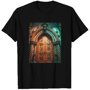 Discover Haunted Gothic Castle Entrance T Shirts