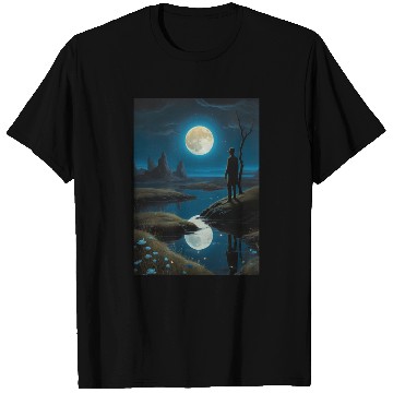 Discover Mystic Night Under the Full Moon T Shirts