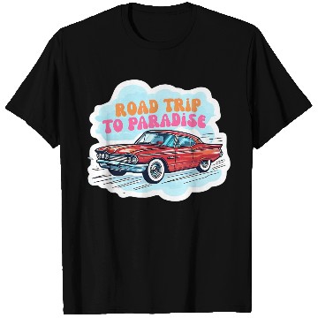 Discover Vintage Classic Car Road Trip Design T Shirts