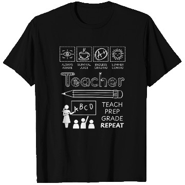 Discover Teacher Appreciation Chalkboard Design T Shirts