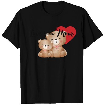 Discover Adorable Mom and Cub Love Bears T Shirts
