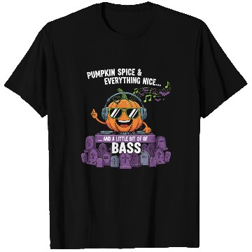 Discover Pumpkin DJ with Bass Vibes T Shirts