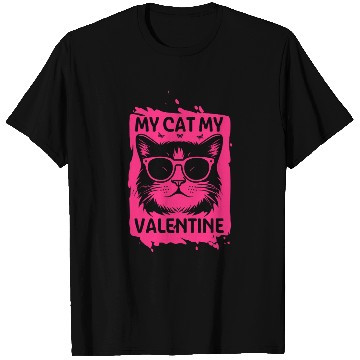 Discover my cat my valentine T Shirts