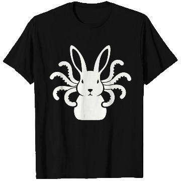 Discover Octopus Bunny │Surreal White Cryptid Animal Mashup T Shirts