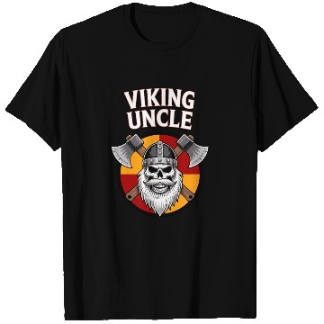 Discover viking uncle norse warrior funny gift T Shirts