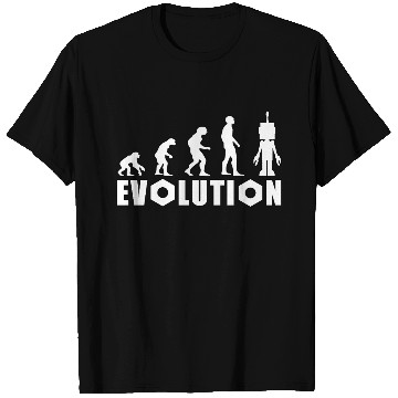 Discover Evolution of Humanity and Technology Design T Shirts