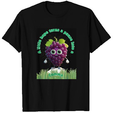 Discover Playful Grapevine Character Design T Shirts