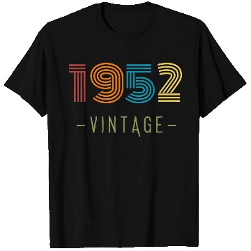 Discover VINTAGE 1952 NEON RETRO DESIGN T Shirts