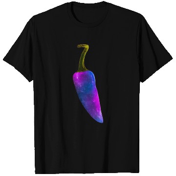 Discover Galaxy Themed Chili Pepper Design T Shirts