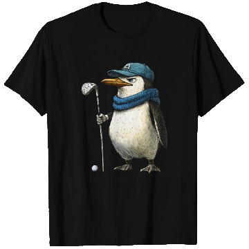 Discover Penguins Golf T Shirts