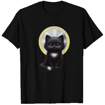 Discover Mystic Midnight Cat  T Shirts