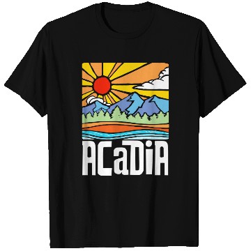 Discover Acadia National Park Artistic Nature & Mountains T Shirts