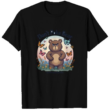 Discover Don't Poke Bear Illustration design for women T Shirts