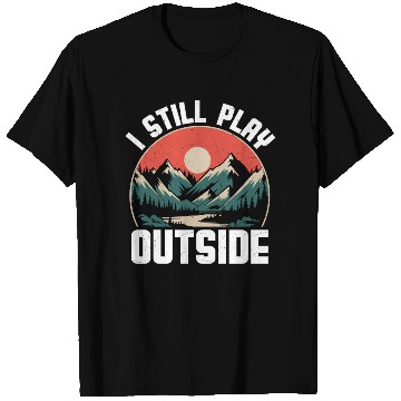 Discover Mountain Sunset Outdoors Design T Shirts