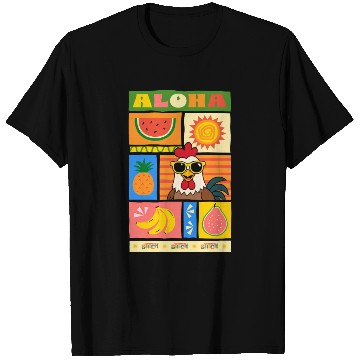 Discover Aloha Chicken T Shirts – Funny Tropical Design