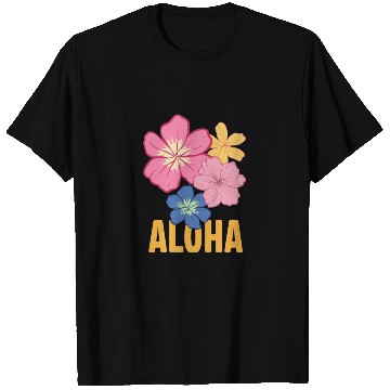 Discover Tropical Aloha Floral Design T Shirts