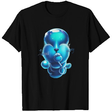 Discover Whimsical Blue Bear with Lollipop T Shirts