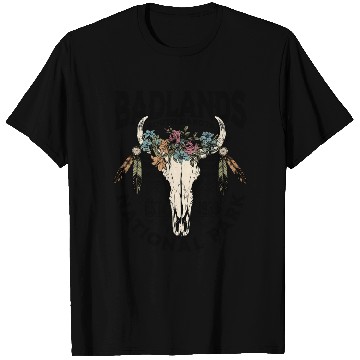 Discover Badlands National Park South Dakota Nature Buffalo T Shirts