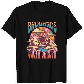 Discover Badlands South Dakota Nature Hiking Mountains T Shirts
