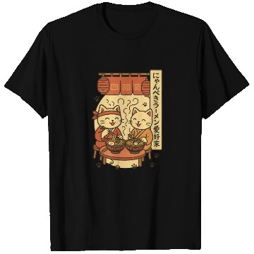 Discover Kawaii Ramen Cats T Shirts