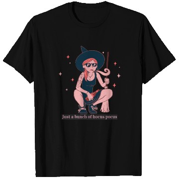 Discover Witch Girl Hocus Pocus Illustration T Shirts