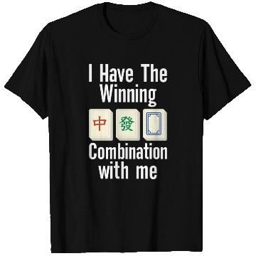 Discover Mahjong Winning Combination Funny Board Games T Shirts