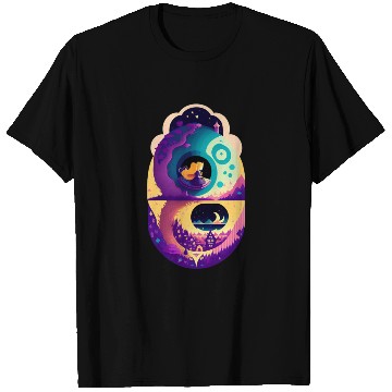 Discover Wonderland Moonscape Fantasy T Shirts