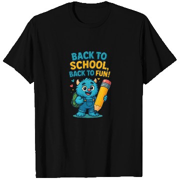Discover Back to School Monster Design T Shirts