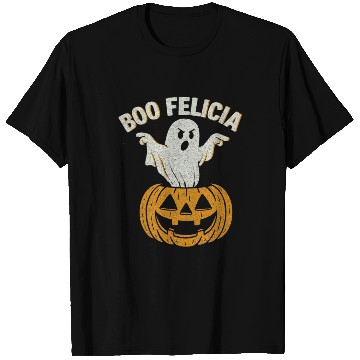 Discover Boo Felicia Funny Ghost Halloween Spooky T Shirts
