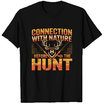 Discover Wild Deer Hunter Connection T Shirts