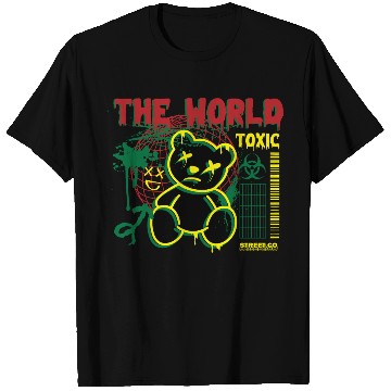 Discover Toxic World Kawaii Bear Artwear T Shirts
