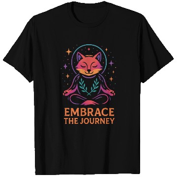 Discover Mystic Fox Meditative Design T Shirts