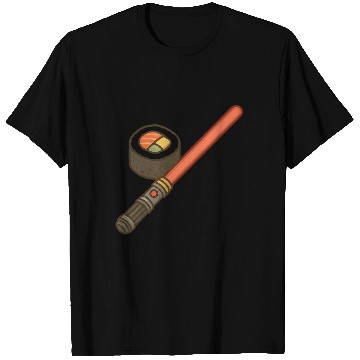 Discover Sushi Ninja Lightsaber T Shirts