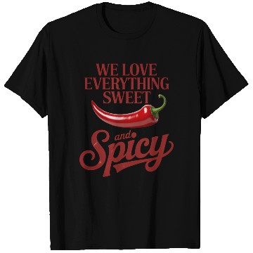 Discover Spicy Sweet Chili Pepper Design T Shirts