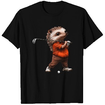 Discover Hedgehog Golf / Golfer Hedgehog T Shirts