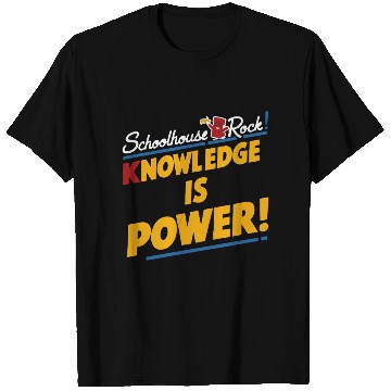 Discover Schoolhouse Rock Knowledge is Power Back to School T Shirts