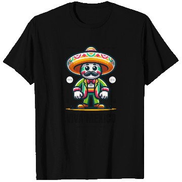 Discover Vibrant Mexican Fiesta Character Design T Shirts