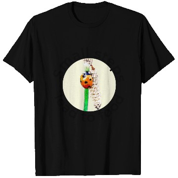 Discover Small Steps Lead to Food – Ladybug Art T Shirts