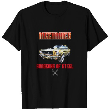 Discover Muscle Car Classic Mechanics Design T Shirts