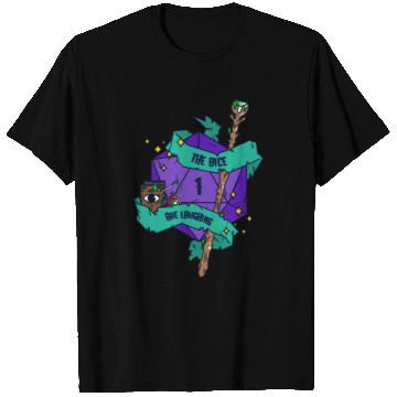 Discover Laughing Dice Wizard T Shirts