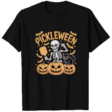 Discover Pickleween Pickleball Player Pumpkin Halloween T Shirts