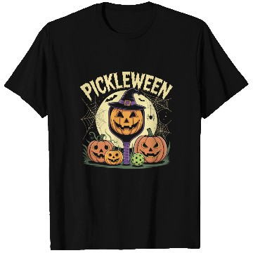 Discover Pumpkin Pickleween Pickleball Player Halloween T Shirts