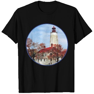 Discover Lighthouse at Sandy Hook NJ T Shirts
