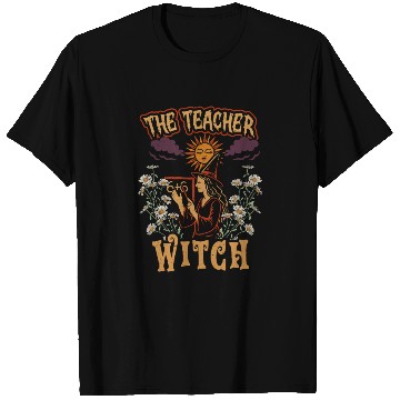 Discover Teacher Teaching Teachers School The Teacher Witch T Shirts