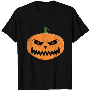 Discover Menacing Jack-O'-Lantern Halloween Design T Shirts
