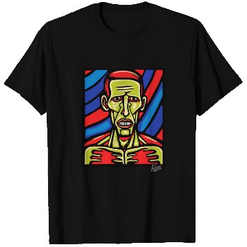 Discover Expressive Neon Abstract Portrait T Shirts