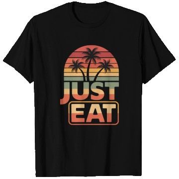 Discover Tropical Sunset Just Eat Design T Shirts