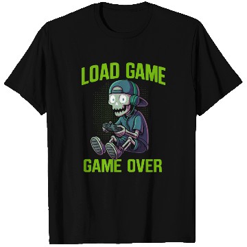 Discover Skull Gamer Loading Screen Art T Shirts