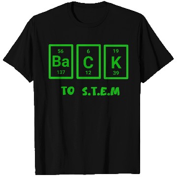 Discover Back to STEM science word art T Shirts